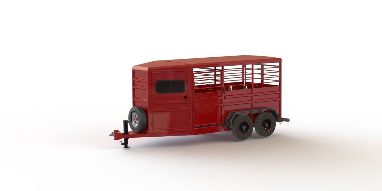 Bumper Pull Livestock Trailer